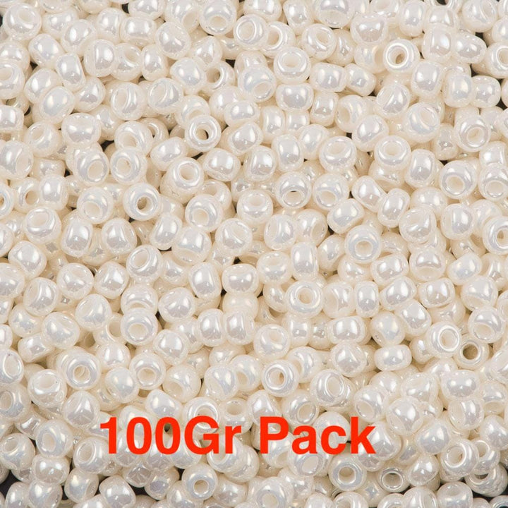 Miyuki Seed Beads 8/0 Antique Ivory Pearl Ceylon, 0592