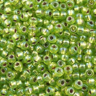Miyuki Seed Beads 6/0  Silver Lined Chartreuse AB 1014 £2