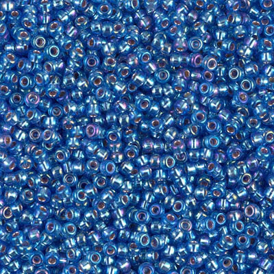 Miyuki Seed Beads 11/0 Silver Lined Sapphire AB ,1019-NEW!!!£1.75