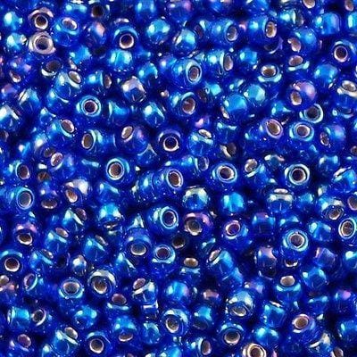 Miyuki Seed Beads 6/0  Silver Lined Cobalt AB 1020 £2