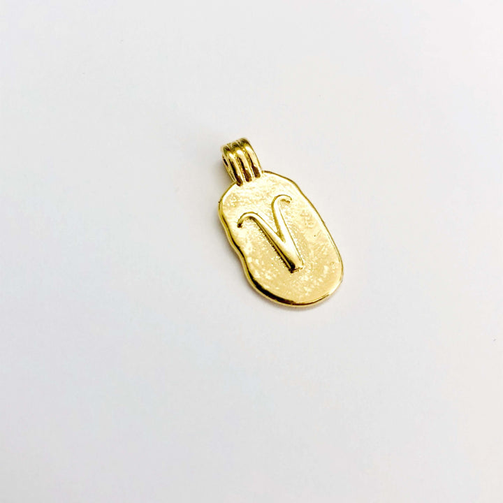 24Kt Gold Plated Brass Zodiac Horoscope Sign, Constellation Medallion Pendant, Celestial Astrology Charm for Necklace Jewelry Making