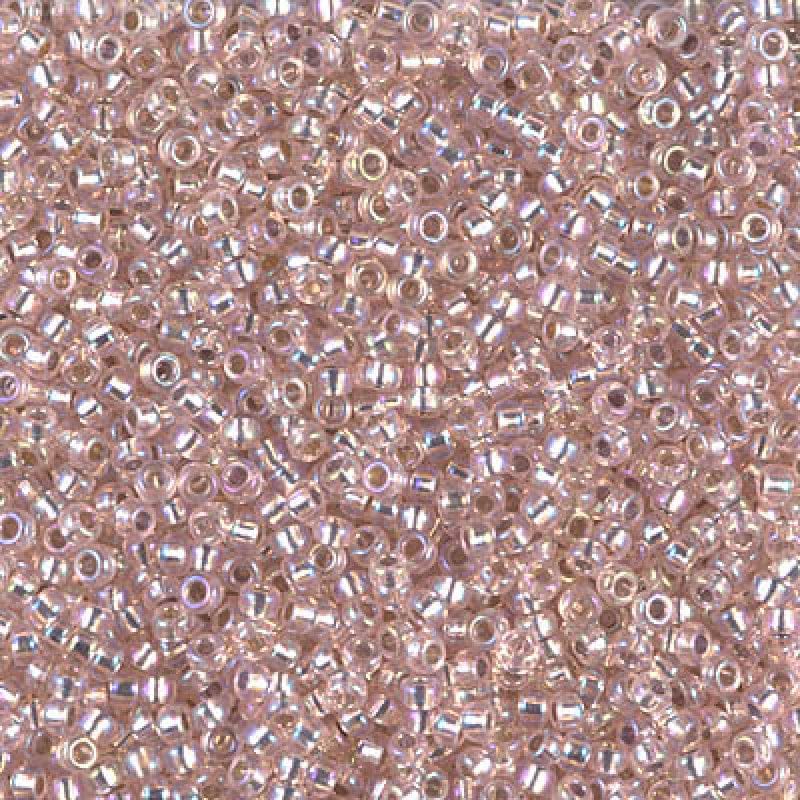 Miyuki Seed Beads 11/0 Silver Lined Lt.Blush AB ,1023-NEW!!!£1.75