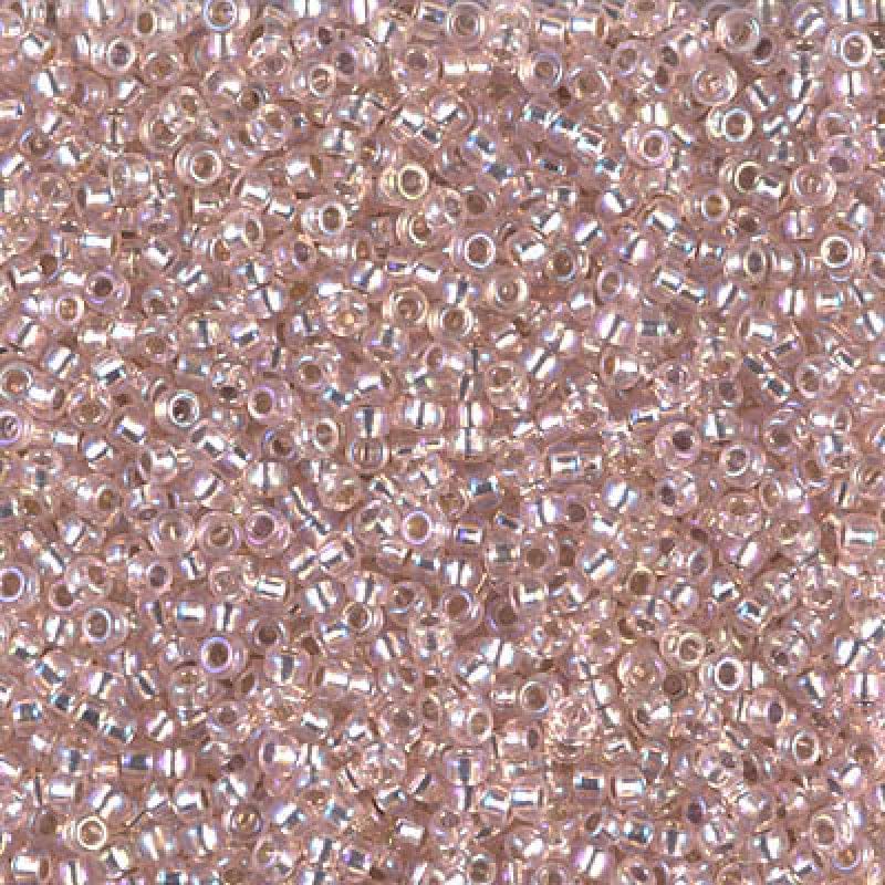 Miyuki Seed Beads 11/0 Silver Lined Lt.Blush AB ,1023-NEW!!!£1.75