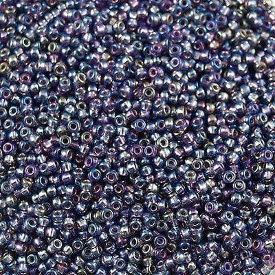Miyuki Seed Beads 8/0 Silver Lined Amethyst AB, 1024