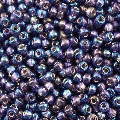 Miyuki Seed Beads 6/0  Silver Lined Amethyst AB 1024 £2