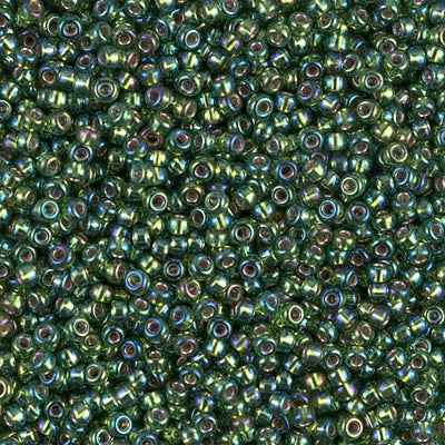 Miyuki Seed Beads 11/0  Silver Lined Olive AB,1026£3