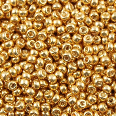 Miyuki Seed Beads 8/0  Galvanized Gold, 1052 £2.95