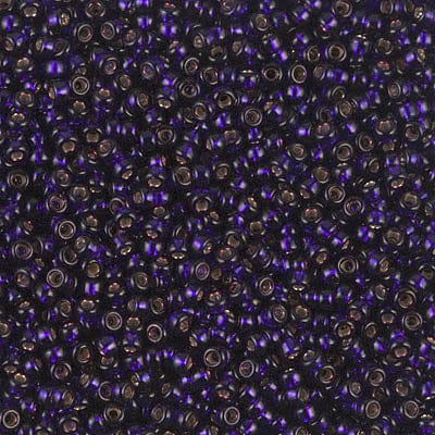 Miyuki Seed Beads 11/0 Dyed Silver Lined Dark Purple,1426-NEW!!!