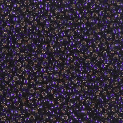 Miyuki Seed Beads 11/0 Dyed Silver Lined Dark Purple,1426-NEW!!!£1.75