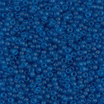 Miyuki Seed Beads 11/0 Matted Transparent Capri Blue ,0149F-NEW!!!