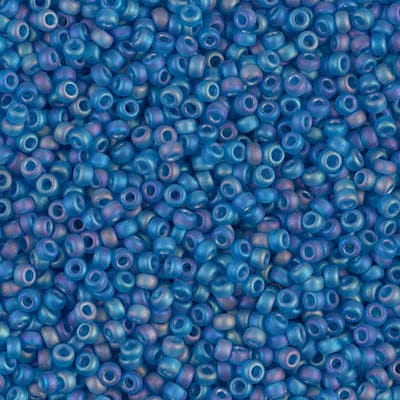 Miyuki Seed Beads 11/0 Matted Transparent Capri Blue AB ,0149FR-NEW!!!