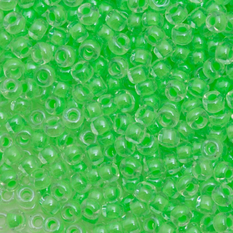 Miyuki Seed Beads 6/0  Luminous Mint Green 1120 £2