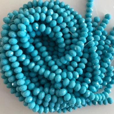 Crystal faceted rondelle 8mm Beads, PBC8C60