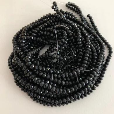 Crystal faceted rondelle - 150 pcs -4 mm - full strand - PBC4C7 £1.5