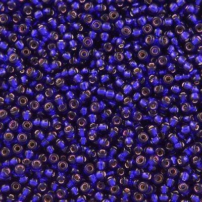 Miyuki Seed Beads 8/0 Silver Lined dark Violet , 1427 £2.5