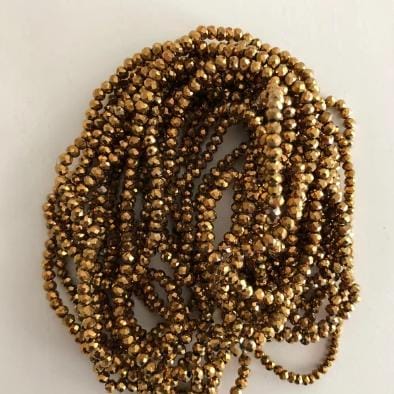 Crystal faceted rondelle 3mm Beads, PBC3C3