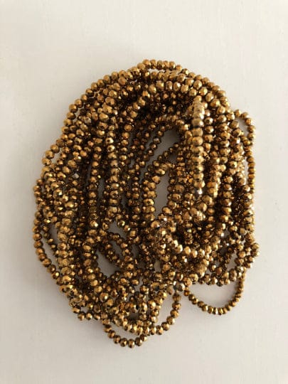 Crystal faceted rondelle 3mm Beads, PBC3C3
