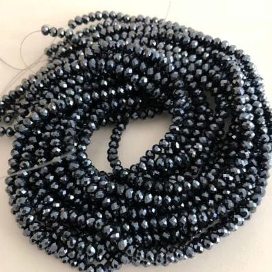 Crystal faceted rondelle 3mm Beads, PBC3C20