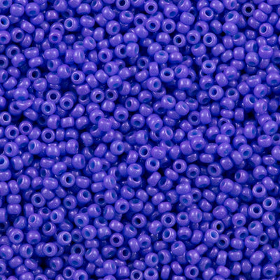 Miyuki Seed Beads 8/0  Opaque Purple , 1477 £3.45