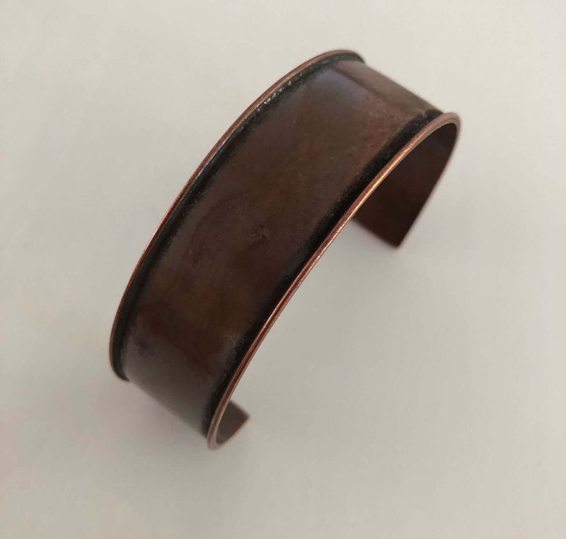 2 cm Copper Plated Miyuki Delica Clamp Bracelet Blanks - Metal Beading Clamp Bracelet Blanks£5