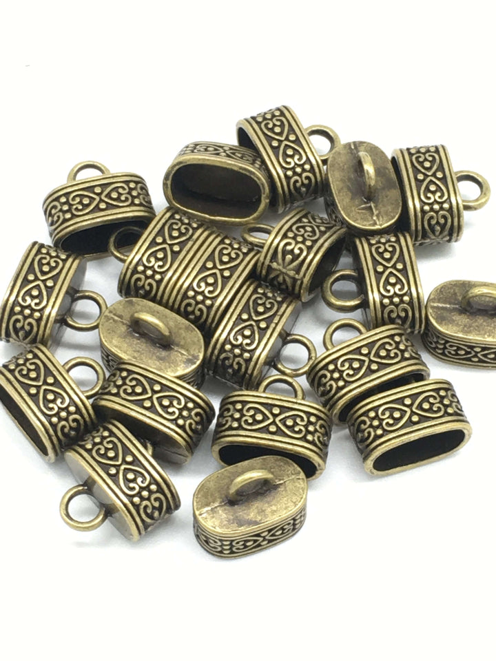 22 kt Matte Gold Plated Bead Caps 15x15x10 mm