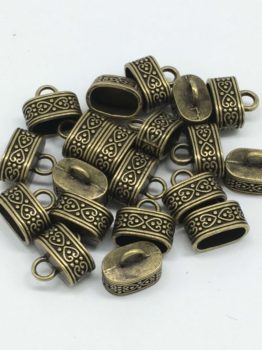 22 kt Matte Gold Plated Bead Caps 15x15x10 mm
