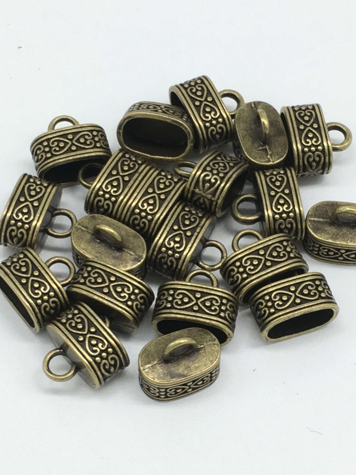 22 kt Matte Gold Plated Bead Caps 15x15x10 mm