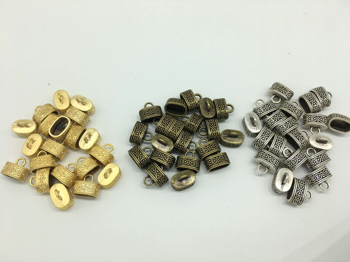 22 kt Matte Gold Plated Bead Caps 15x15x10 mm