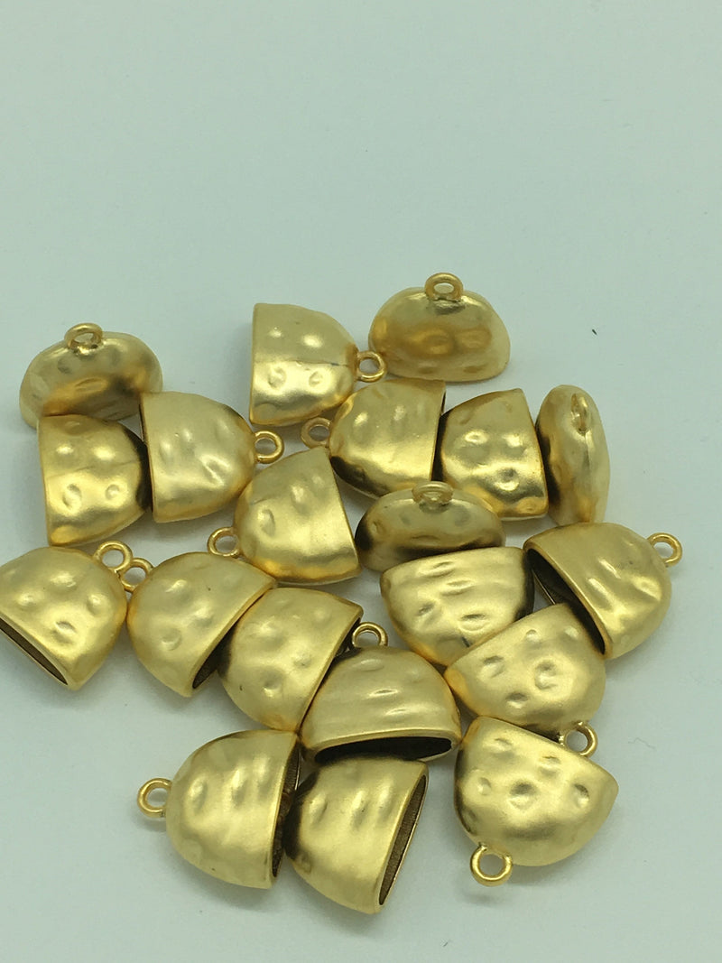 Antik vergoldete Perlenkappen 20x8x8 mm