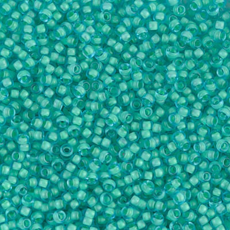Miyuki Seed Beads 11/0 Semi Frosted Mint Lined Aqua, 1927-NEW!!!