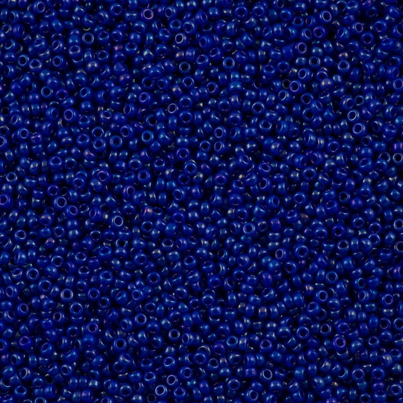 Miyuki Seed Beads 15/0, 1945 - Opaque Cobalt Luster, 10 Gr £2.25