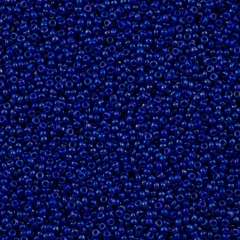 Miyuki Seed Beads 15/0, 1945 - Opaque Cobalt Luster, 10 Gr £2.25