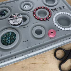 The Beadsmith Elements Bracelet & Anklet Design Bead Board