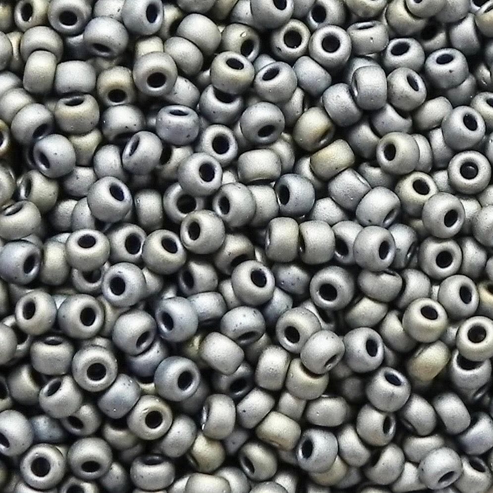 Miyuki Seed Beads 11/0 Matted Metallic Silver Grey, 2002-NEW!!!