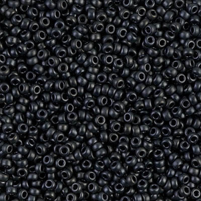 Miyuki Seed Beads 11/0 Matted Metallic Charcoal, 2010-NEW!!!£2