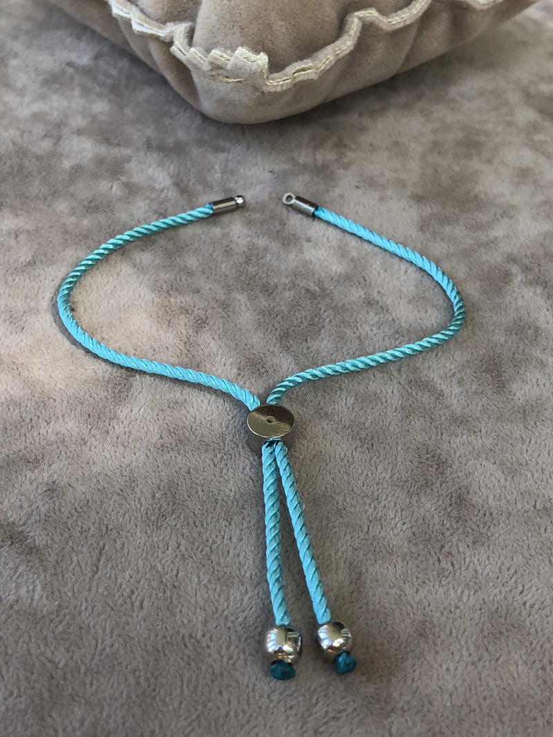 Cord Bracelet, Friendship Bracelet, Adjustable Bracelet Blanks,