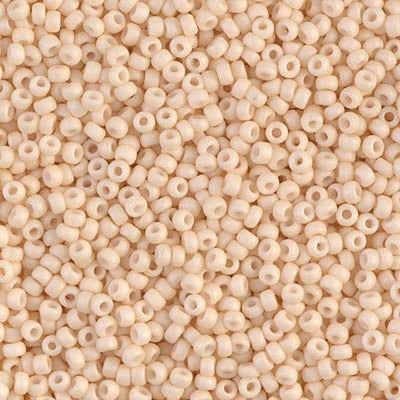 Miyuki Seed Beads 11/0  Matted Opaque Antique Beige, 2022-NEW!!!£2.2