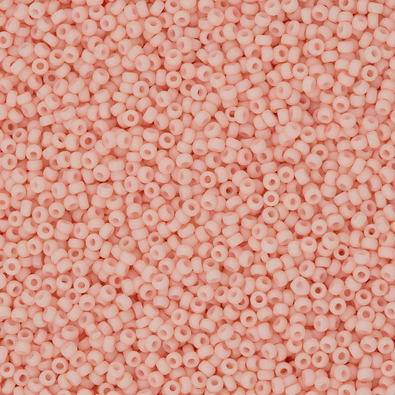 Miyuki Seed Beads 8/0  Matted Opaque Tea Rose, 2036-NEW!!!