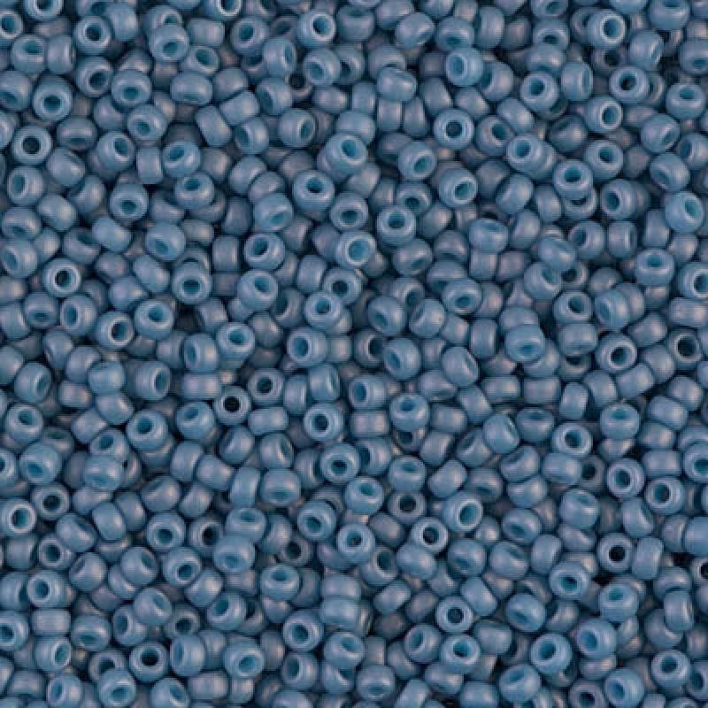 Miyuki Seed Beads 8/0 Matted Opaque Lt.Denim Luster , 2038-NEW!!!