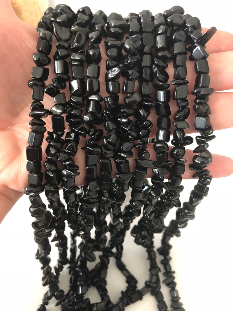 90 cm Strand Natural Onyx Chips, Long strand 36&