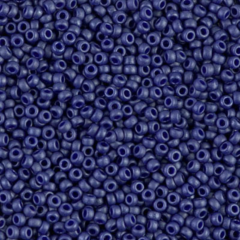 Miyuki Seed Beads 11/0 Matted Opaque Cobalt Luster, 2075-NEW!!!