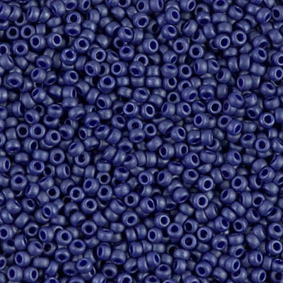 Miyuki Seed Beads 11/0 Matted Opaque Cobalt Luster, 2075-NEW!!!£2