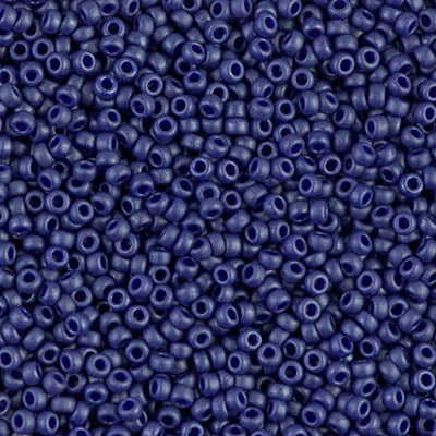 Miyuki Seed Beads 11/0 Matted Opaque Cobalt Luster, 2075-NEW!!!£2