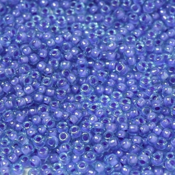 Miyuki Seed Beads 11/0 Fancy Lined Aqua Pink, 2270-NEW!!!