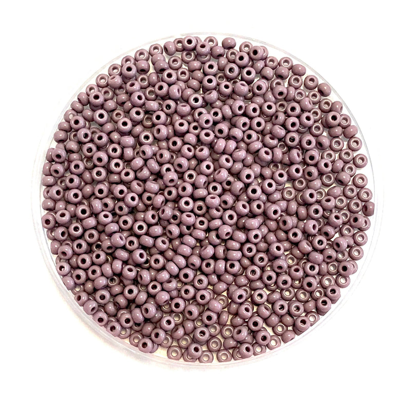 Perles de Rocailles Preciosa 8/0 23020 Violet Opaque,Rocailles-Trou Rond-20 Gr