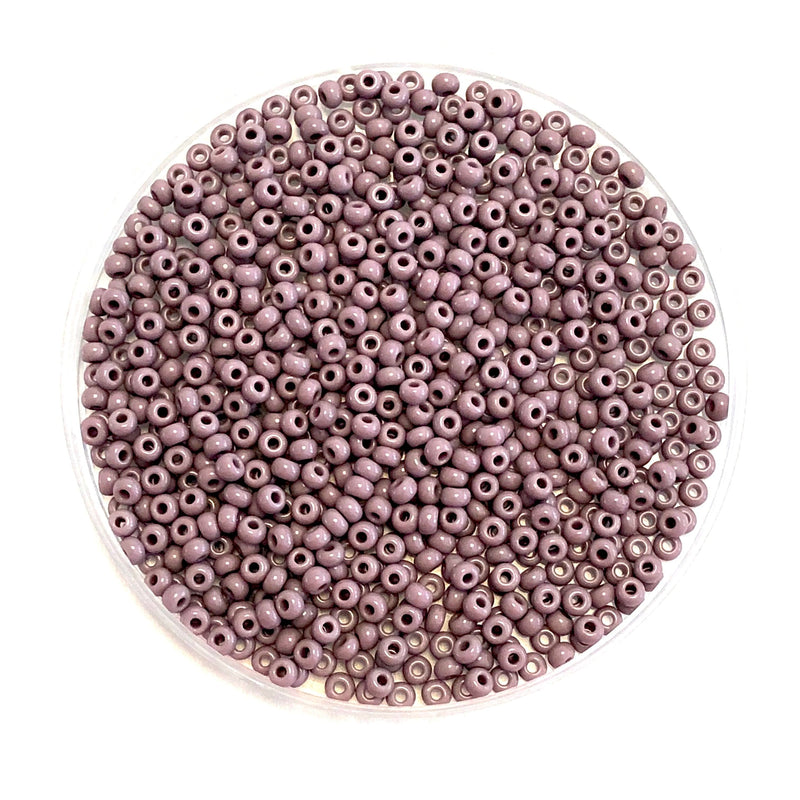 Preciosa Seed Beads 8/0 23020 Opaque Violet ,Rocailles-Round Hole-20 Gr
