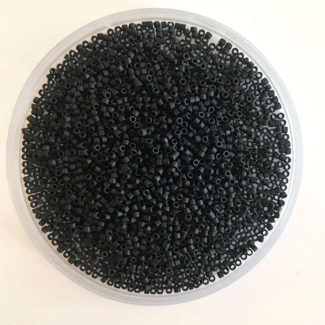 DB0310 Black Matted, Miyuki Delica 11/0