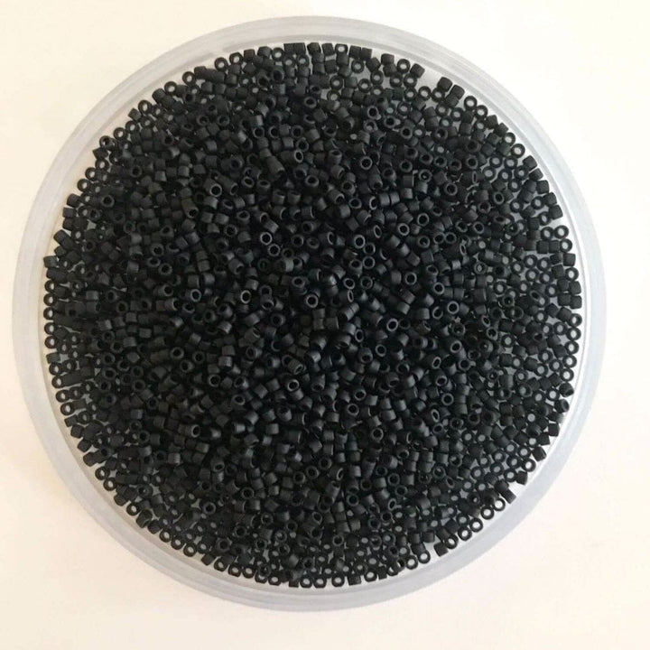 DB0310 Black Matted, Miyuki Delica 11/0