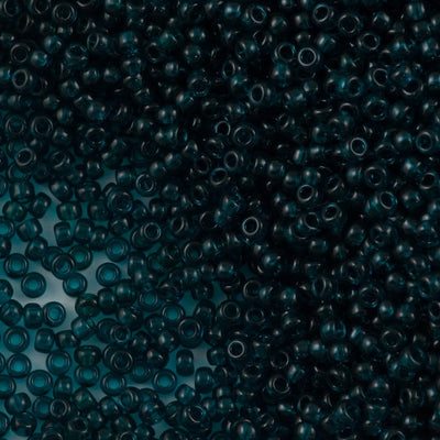 Miyuki Seed Beads 11/0 Transparent Dark Teal, 2406-NEW!!!£1.25