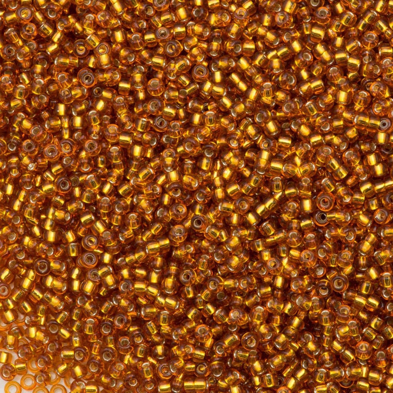 Miyuki Seed Beads 11/0 Silver Lined Topaz, 2422-NEW!!!£1.5